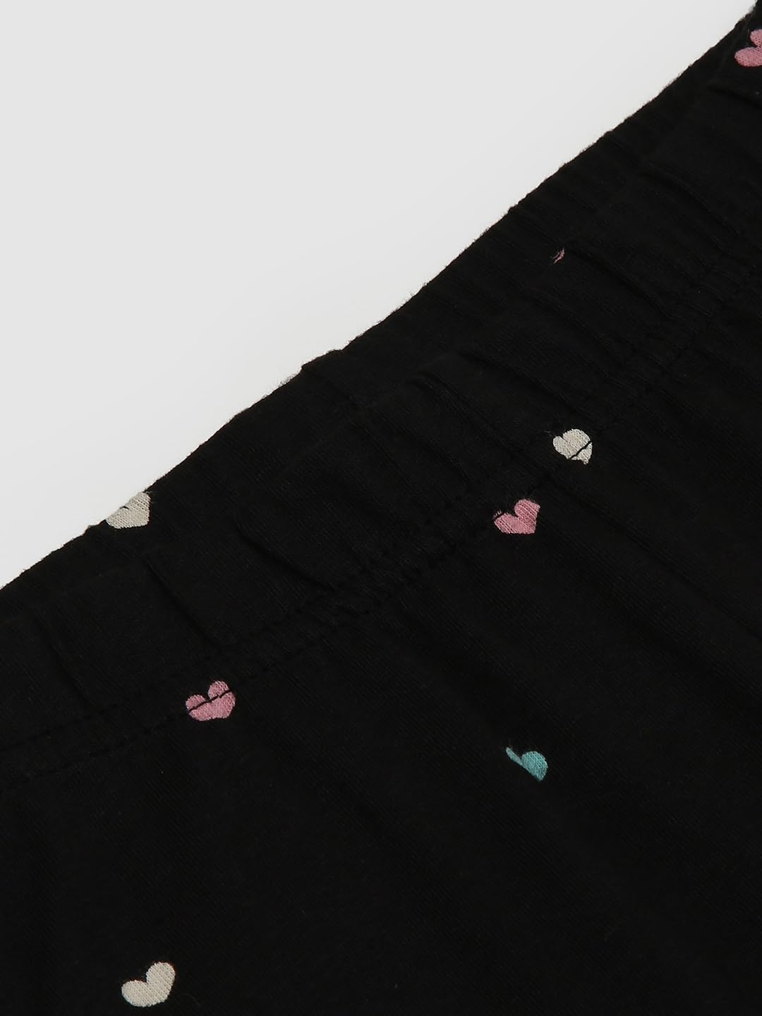 Max Girl's High Rise Regular Leggings (P23CLG05 Black 7-8 Y) - GenZlyf