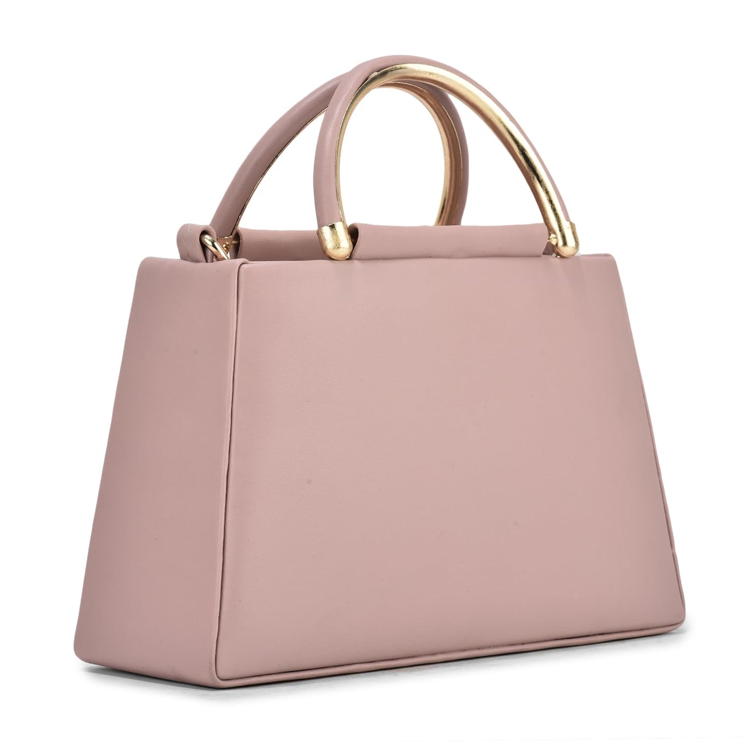 BAGMODE Women's Handbag | Medium Size | Crossbody Bag with Top Handle Strap | Stylish Ladies Shoulder Purse for Daily Use or Events (pink) - GenZlyf