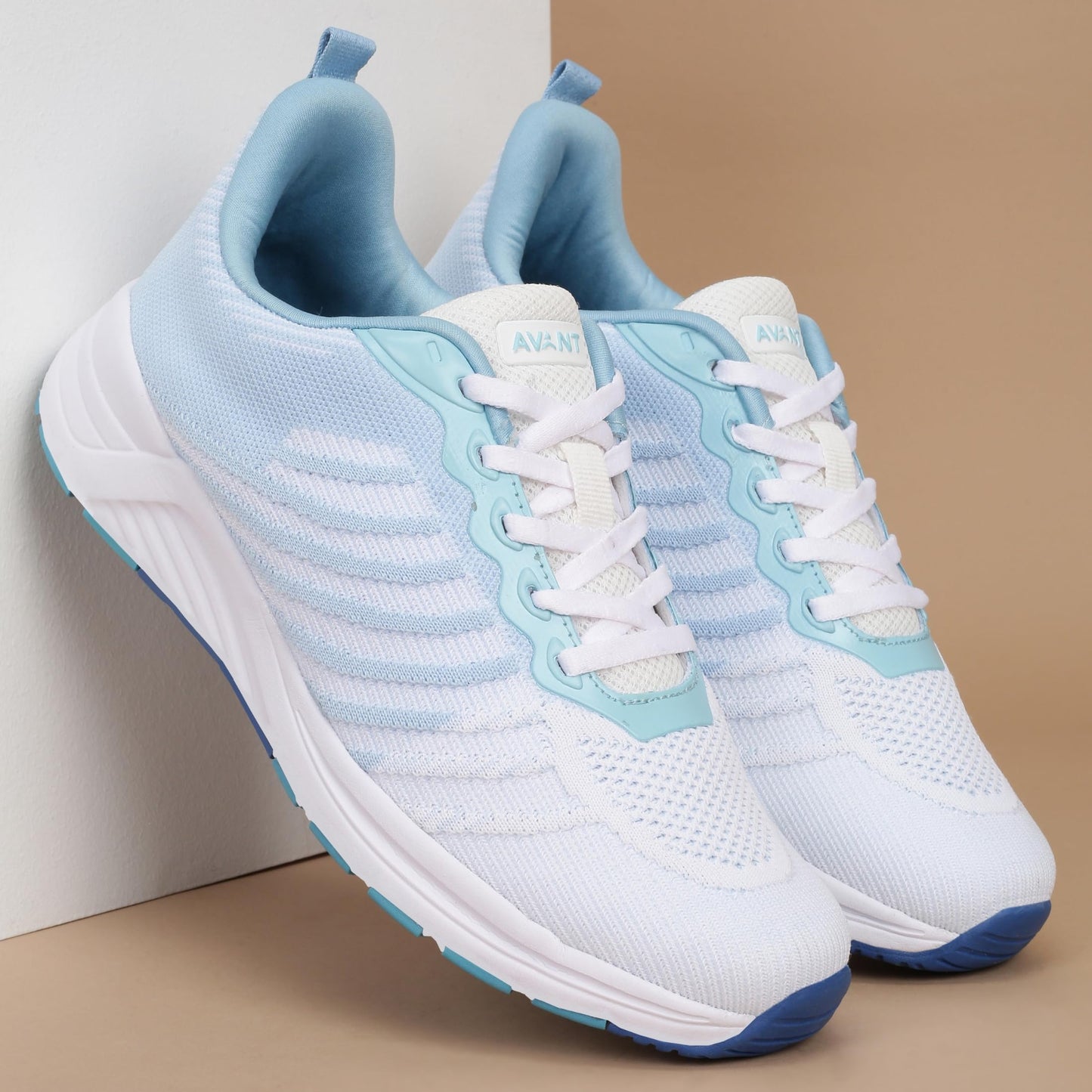 AVANT Men's SpartanX Running Shoes - Superior Cushioning Superior Traction Anti Skid Lightweight Shock Absorption Tech Sports Footwear (AVMSH117CL03UK9_UK9_Blue)