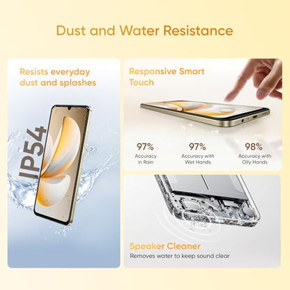 realme NARZO 80 Lite 4G (Beach Gold, 4GB+64GB) | 6300mAh Segment's Biggest Battery | 7.94mm Slim Design | 300% Ultra Volume | Pulse Light: 9 Colors, 5 Glow Modes | Ai Assist