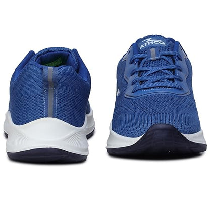 ATHCO Men's Akron Teal Blue Running Shoes_9 UK (ATHST-15)