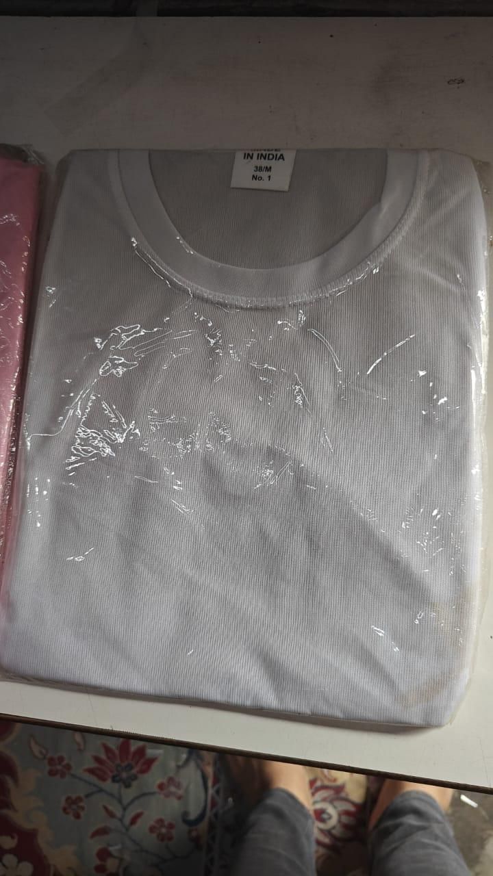 Men's Polycotton Solid Round Neck T-shirts (Pack of 4)-genzlyf