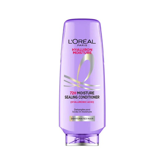 L'Oreal Paris Fresh Hyaluron Moisture 72HR Moisture Sealing Conditioner Powered By Hyaluronic Acid, For Frizz-Free, Hydrated And Bouncy Hair Full Of Life For All Hair Types | 175 Millilitres - GenZlyf