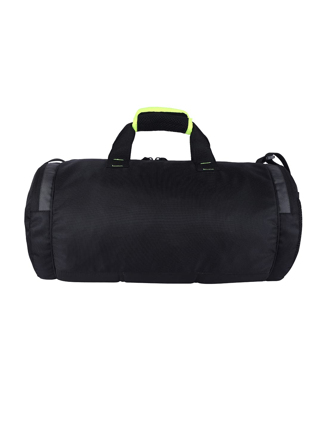 Gear Cross Training 26L Medium Water Resistant Travel Duffle Bag/Gym Bag/Sports Duffle for Men/Women (Black-Grey) - GenZlyf