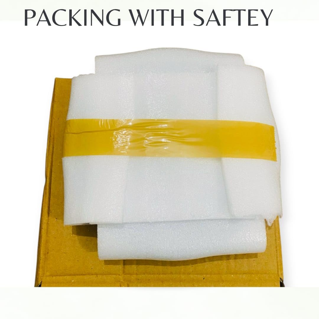 Luxe Craft 9 Inch Marble Chakla Green Stone | Handcrafted Roti Maker Board for Chapati, Puri, Dough Rolling | Heavy Weight Non-Slip Chakla for Indian Kitchen Cooking