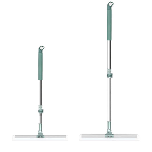 Magic Broom 44" Silicon Floor Wiper Long Handle 180 Degree Rotating Squeegee Broom for Cleaning Silicon Rubber Floor Scrubber for Home Garage Bathroom Tile Marble Glass Window Cleaning