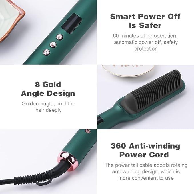 SONORO KATE Hair Styler Dryer Comb – 5-in-1 Electric Hair Styling Tool for Drying, Straightening, Curling, Combing & Volumizing | PTC Ceramic Heater & Negative Ion Technology | (Multy)