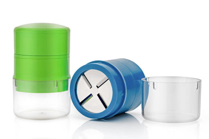 Clazkit Precision Cashews & Almond Cutter/Slicer : Effortless Slicing with Built-in Storage Convenience -Multicolor - GenZlyf