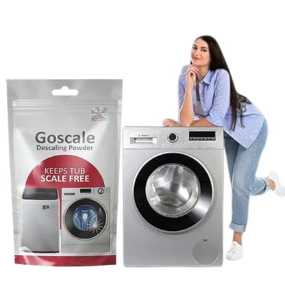 L G Washing Machine Cleaner Descale Powder Descaling Appliance Quick Drum Descale Deep Cleaning for Semi and Fully Automatic Front and Top Load Tub Clean Pouches 100g (Pack Of 4) - GenZlyf