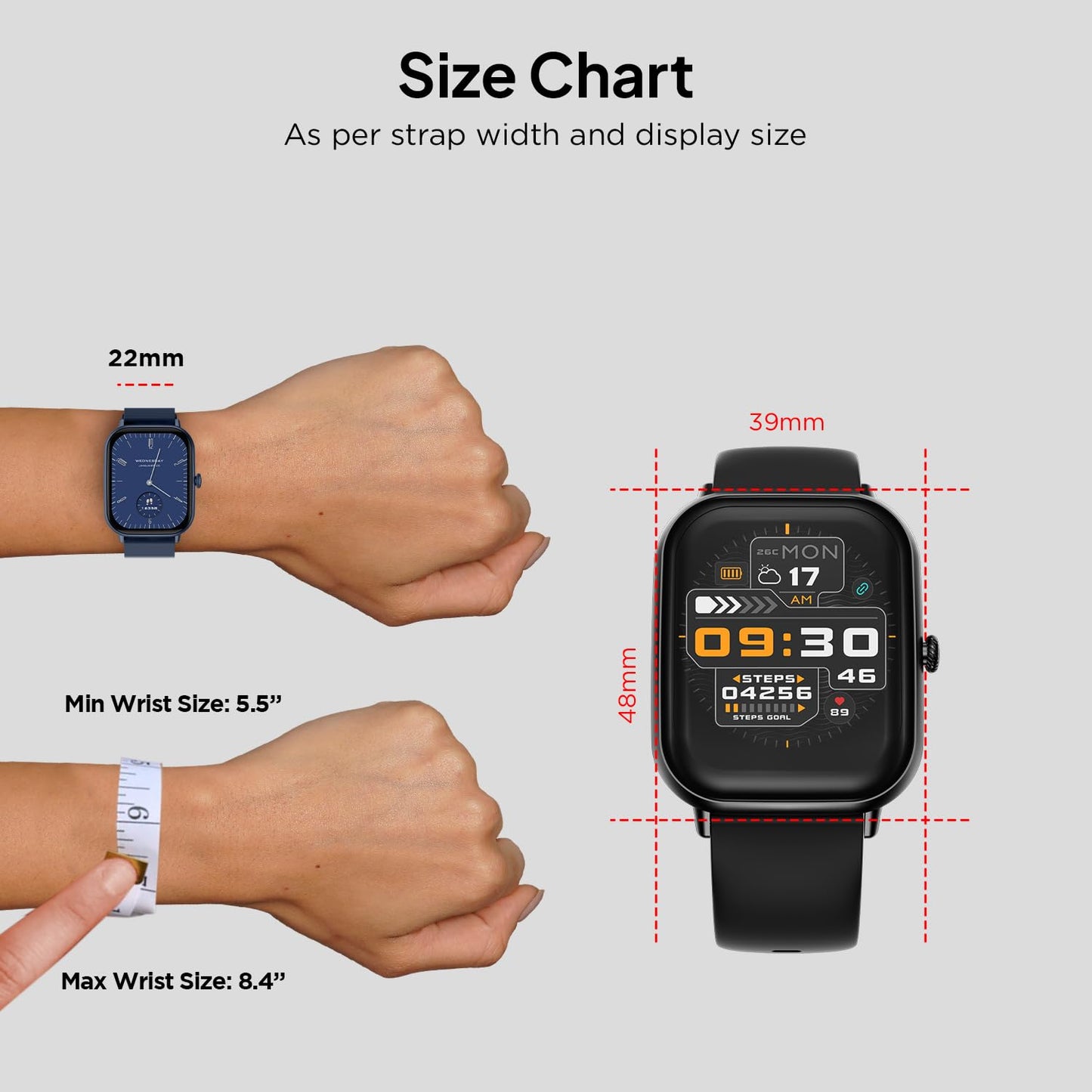 Fire-Boltt Ninja Call Pro Max Smart Watch 2.01 inch Display, Bluetooth Calling, 120+ Sports Modes, Health Suite, Voice Assistance (Black) - GenZlyf