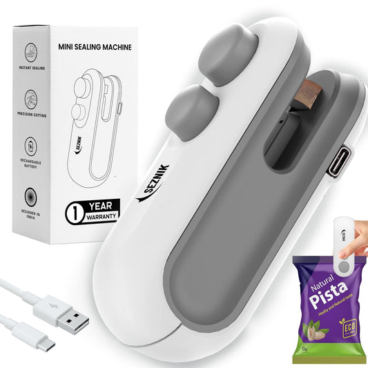 Seznik Sealing Machine for Food Packets - Portable Handheld Sealing for Food Packets - Genzlyf