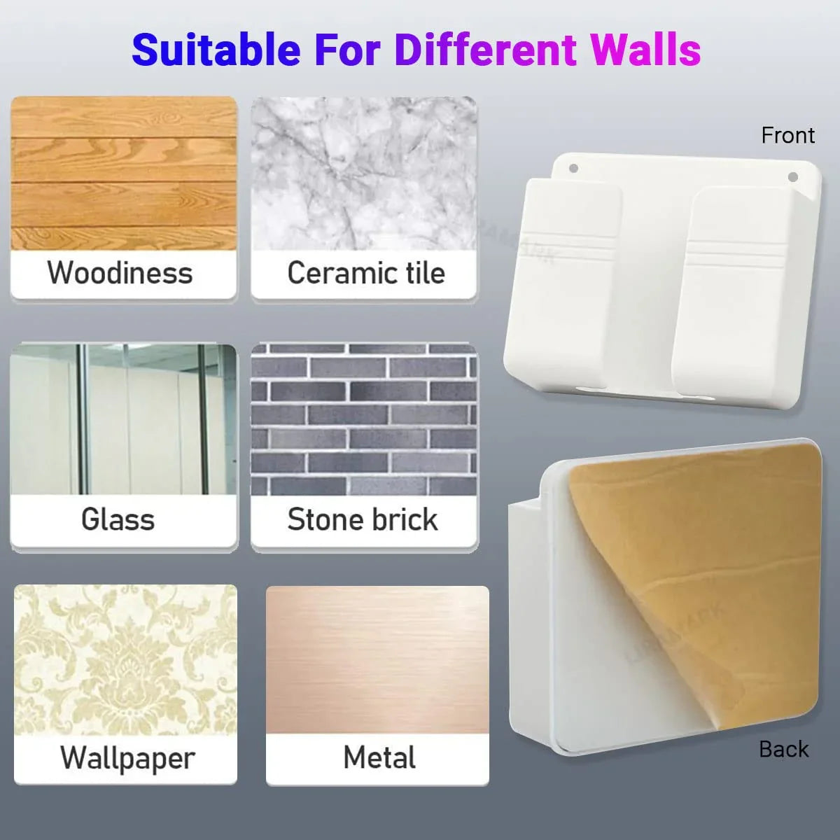 LIRAMARK Mobile Phone Charging Stand, Storage Holder, Bedside Fixed Rack, Home Organization and Storage Supplies, Bedroom Accessories, Office Accessories, Bathroom Accessories (Pack of 1) - GenZlyf