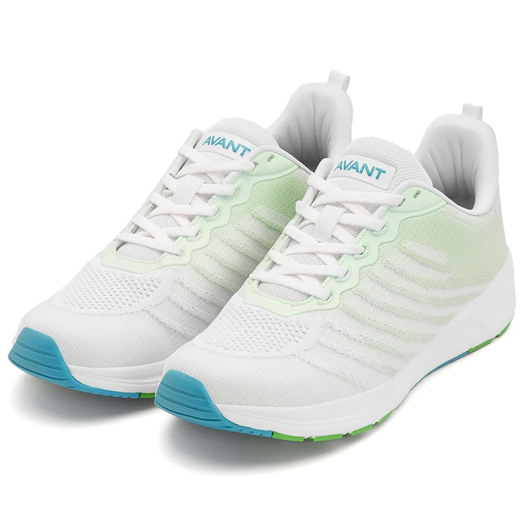 AVANT Men's SpartanX Running Shoes L.Grey/Green UK 9 (AVMSH117CL01UK9)