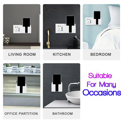 LIRAMARK Mobile Phone Charging Stand, Storage Holder, Bedside Fixed Rack, Home Organization and Storage Supplies, Bedroom Accessories, Office Accessories, Bathroom Accessories (Pack of 1) - GenZlyf