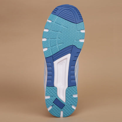 AVANT Men's SpartanX Running Shoes - Superior Cushioning Superior Traction Anti Skid Lightweight Shock Absorption Tech Sports Footwear (AVMSH117CL03UK9_UK9_Blue)