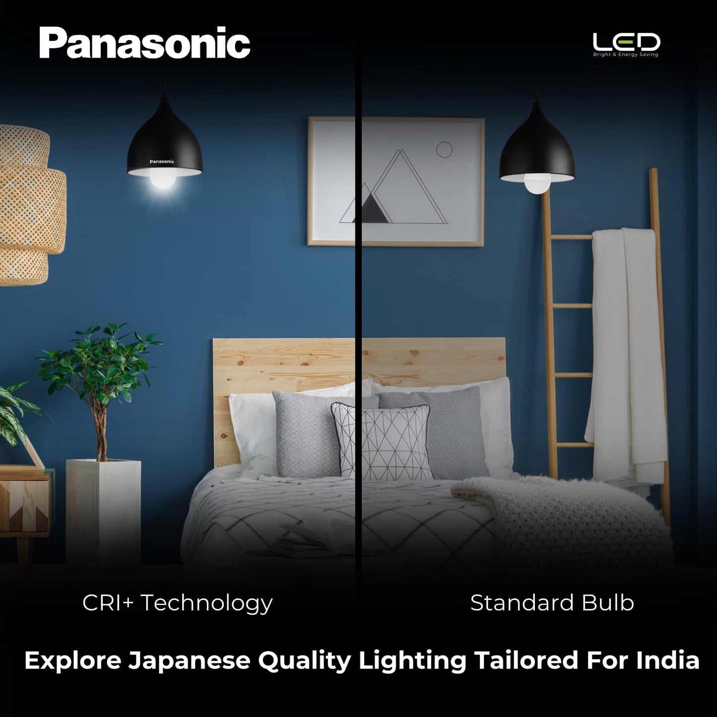 Panasonic 9 Watt LED Bulb, B22 Base 9W Light For Home, 25000+ BH with 1 Year Warranty, 6500K Cool Day (Pack of 2) - GenZlyf