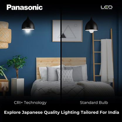 Panasonic 9 Watt LED Bulb, B22 Base 9W Light For Home, 25000+ BH with 1 Year Warranty, 6500K Cool Day (Pack of 2) - GenZlyf