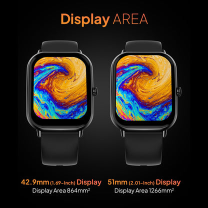 Fire-Boltt Ninja Call Pro Max Smart Watch 2.01 inch Display, Bluetooth Calling, 120+ Sports Modes, Health Suite, Voice Assistance (Black) - GenZlyf