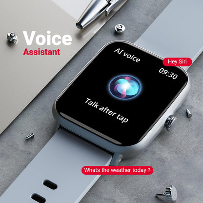 Fire-Boltt Ninja Call Pro Plus Smart Watch 1.83” HD Display, Bluetooth Calling, AI Voice Assistant, 100 Sports Modes, IP67 Waterproof, SpO2 Monitor, Smart Watch for Man & Woman- Grey - GenZlyf