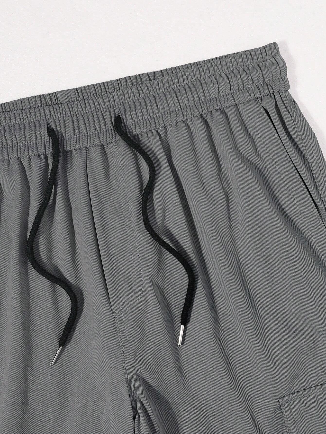 Lymio Men Cargo || Men Cargo Pants Cotton || Casual Cargos Pant (Cargo-46-Grey-M) - GenZlyf