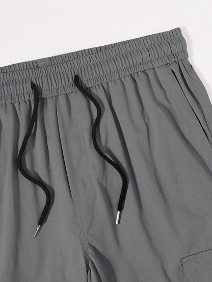 Lymio Men Cargo || Men Cargo Pants Cotton || Casual Cargos Pant (Cargo-46-Grey-M) - GenZlyf