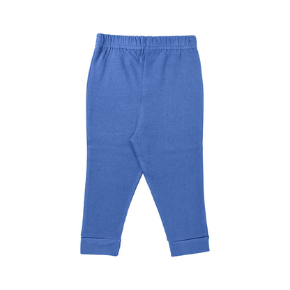 Real Basics Cotton Fleece Clothing Sets For Boys & Girls - Unisex Winter Relaxed Clothing Sets Full Sleeve Pyjama Set -Size(12-18 Months) -Style(Navy Teddy) - GenZlyf