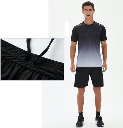 Men's Jersey T-shirt & Bottom Set Combo offer